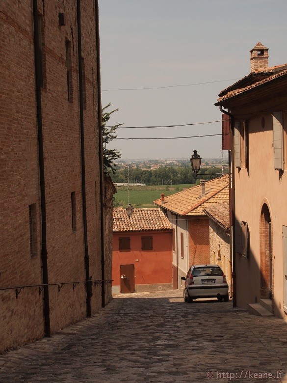 The streets of Santarcangelo di Romagna