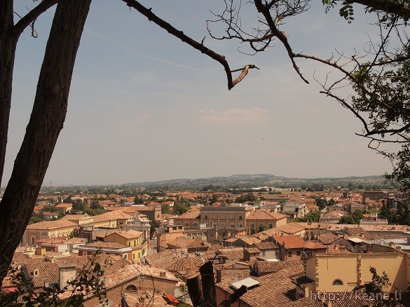 The streets of Santarcangelo di Romagna