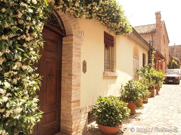 Streets of Santarcangelo di Romagna