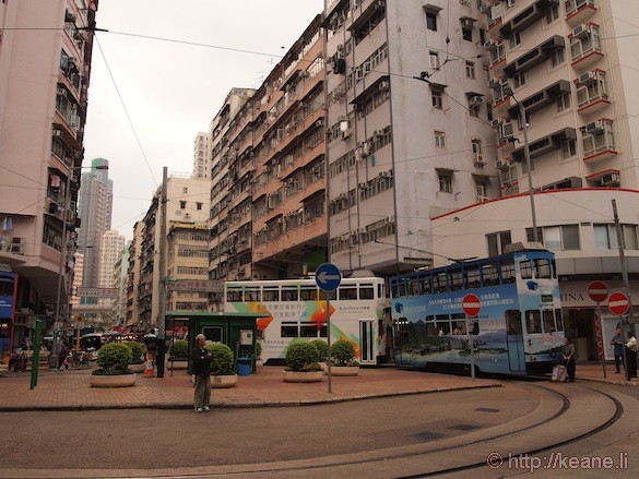 Riding the Historic Double Decker Tram in Hong Kong