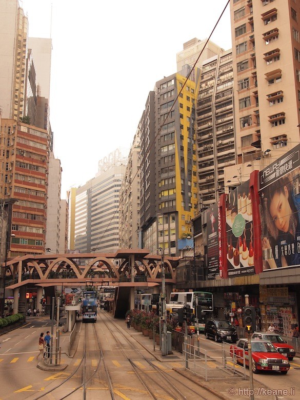 Riding the Historic Double Decker Tram in Hong Kong