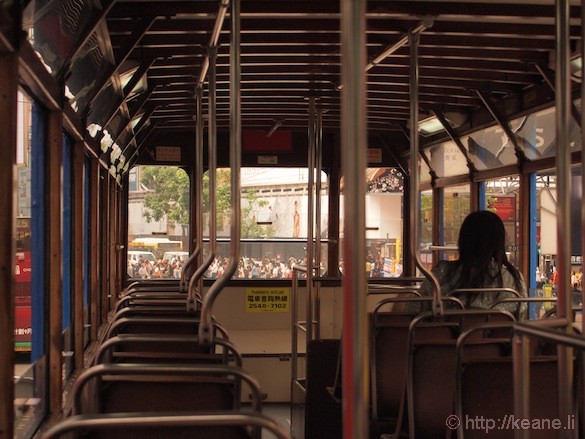 Riding the Historic Double Decker Tram in Hong Kong