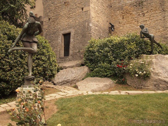 Statues in a Park in San Marino