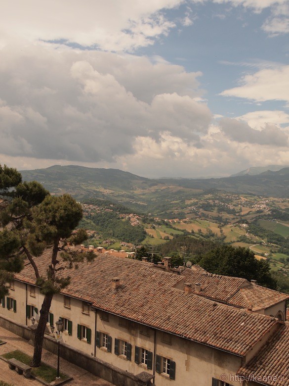 View from the top of San Marino