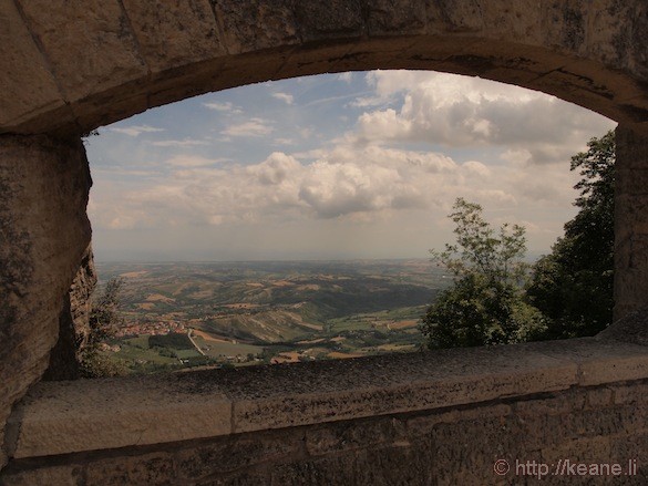 View from the top of San Marino