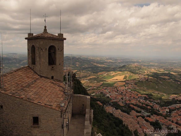 View from top of San Marino