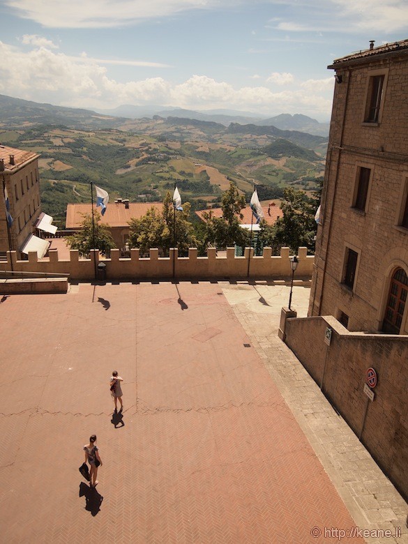 Courtyard in San Marino