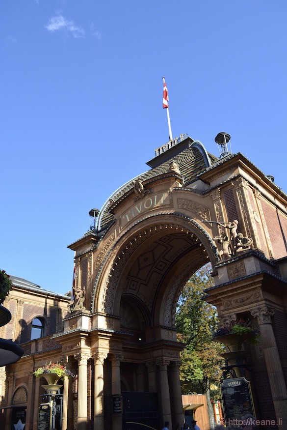 Tivoli Gardens Entrance Copenhagen