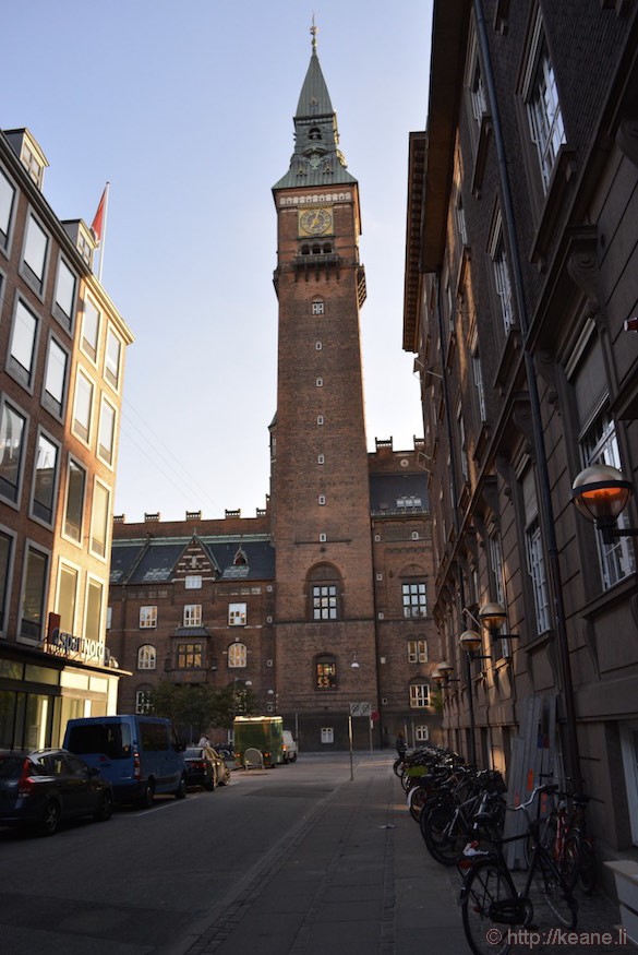 Tower in Copenhagen and Alley