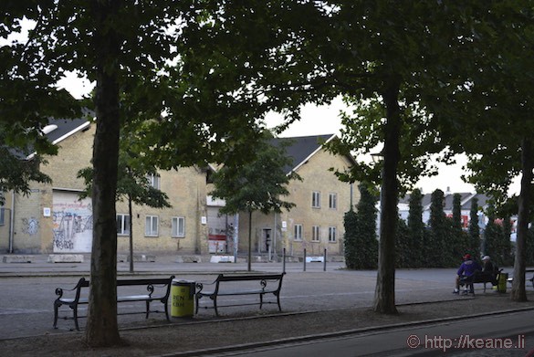 Hipster Area of Copenhagen at Sunset