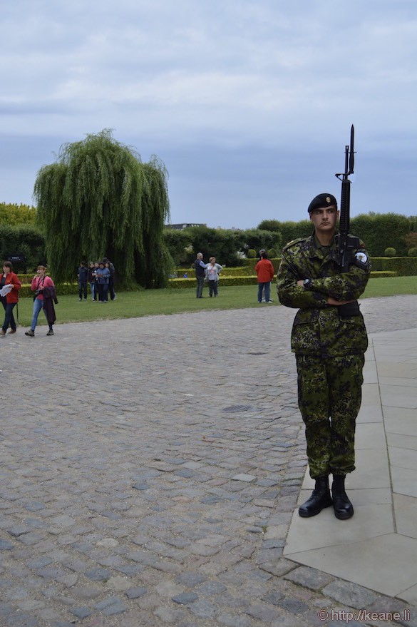 Soldier at Denmark Rosenborg Castle