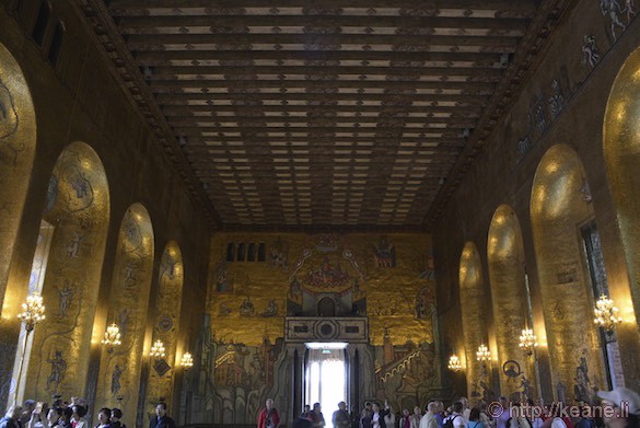 Golden Room in Stockholm City Hall