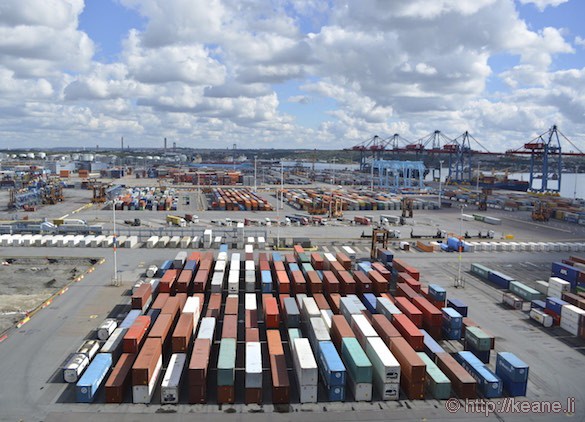 Colorful Crates at Gothenburg Port