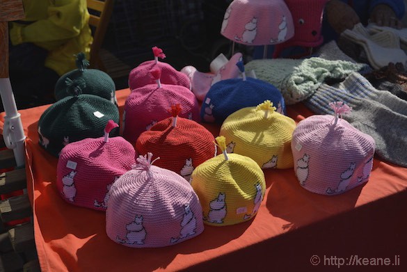 Moomins at Market Square in Helsinki