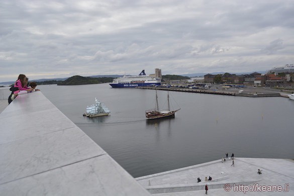 View from the Top of the Oslo Opera House