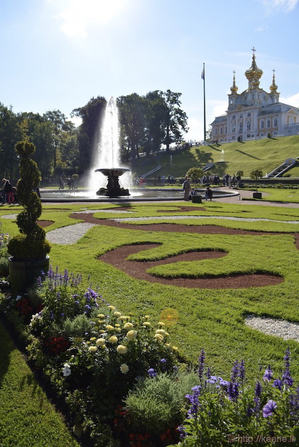 Peterhof Palace Gardens and Fountain