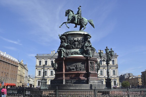 Monument to Nicholas I in St. Petersburg