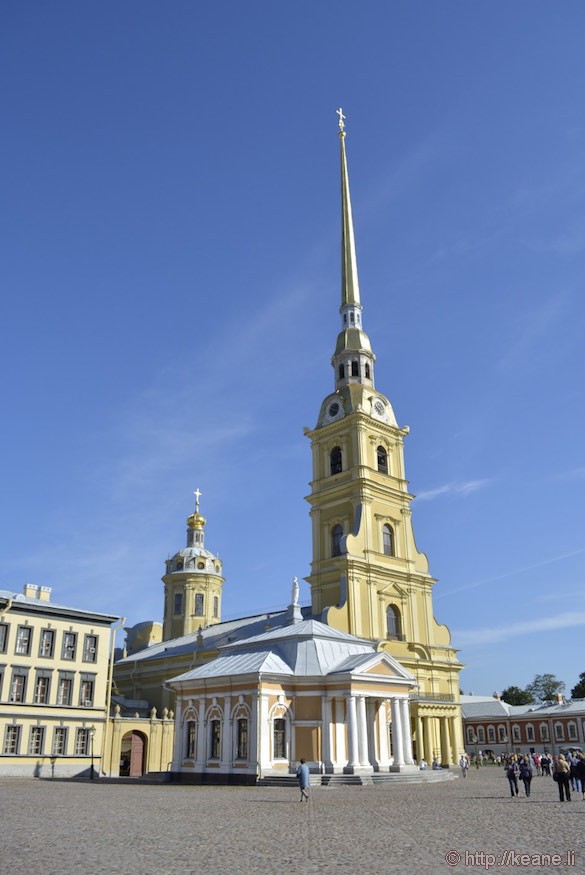 The Cathedral of Saints Peter and Paul in St. Petersburg