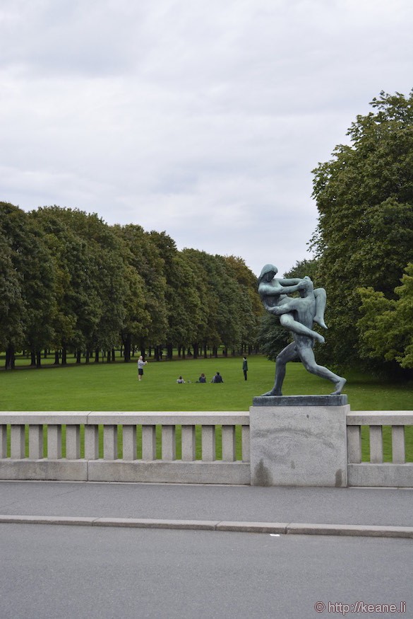 Gustav Vigeland Sculpture in Frogner Park in Oslo