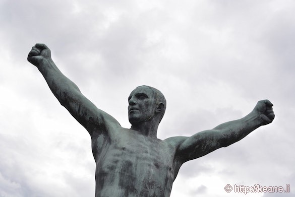 Gustav Vigeland Sculpture in Frogner Park in Oslo