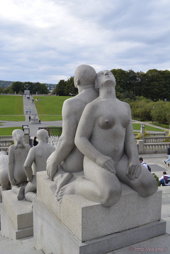 Gustav Vigeland Sculpture in Frogner Park in Oslo