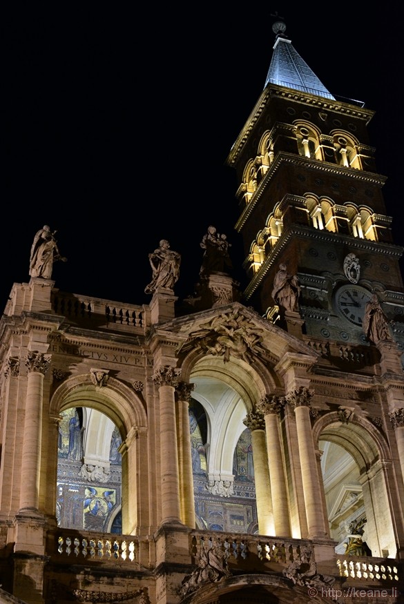 Basilica di Santa Maria Maggiore at Night