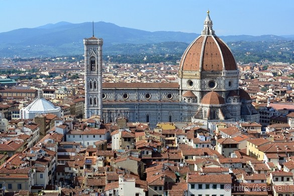 View of Florence and the Duomo from the Torre of Palazzo Vecchio