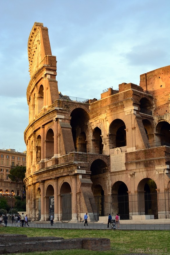 Roman Coliseum at Sunset