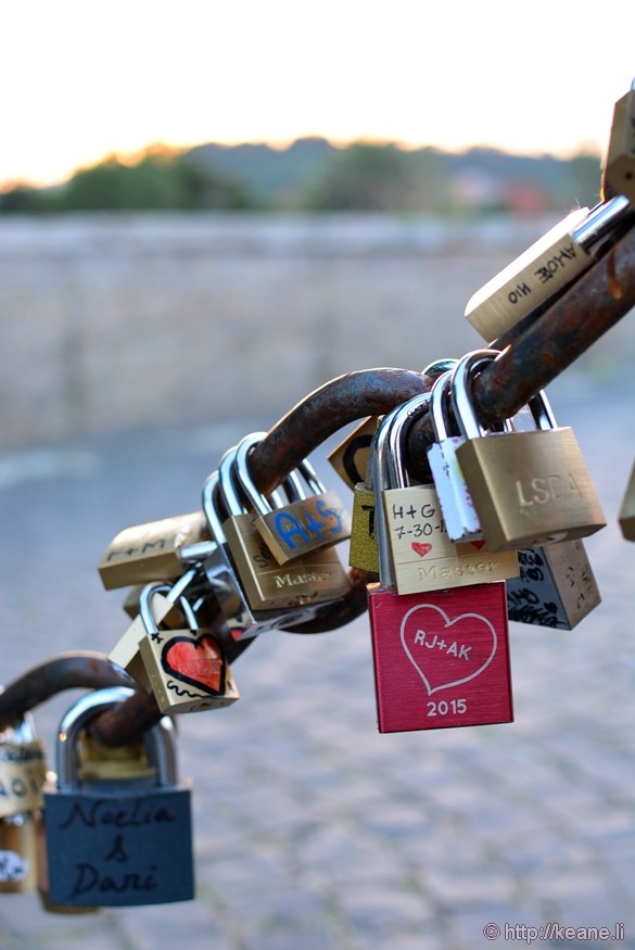 Love Locks on Ponte Milvio