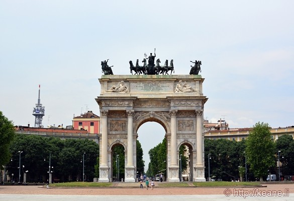 Arco della Pace in Milan