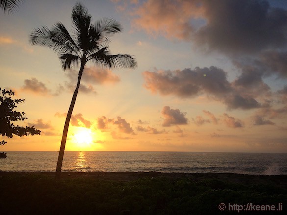 Oahu - Sunset Over Beach