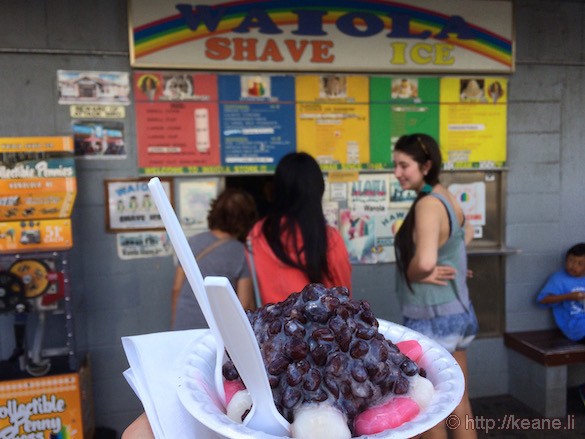 Oahu - Azuki Shave Ice at Waiola