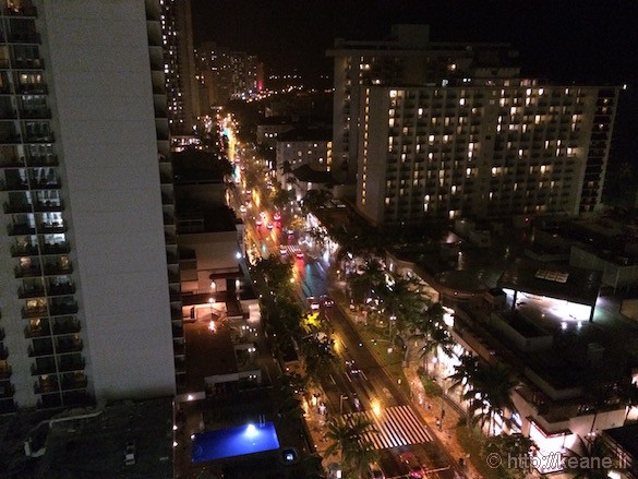 Oahu - Waikiki at Night