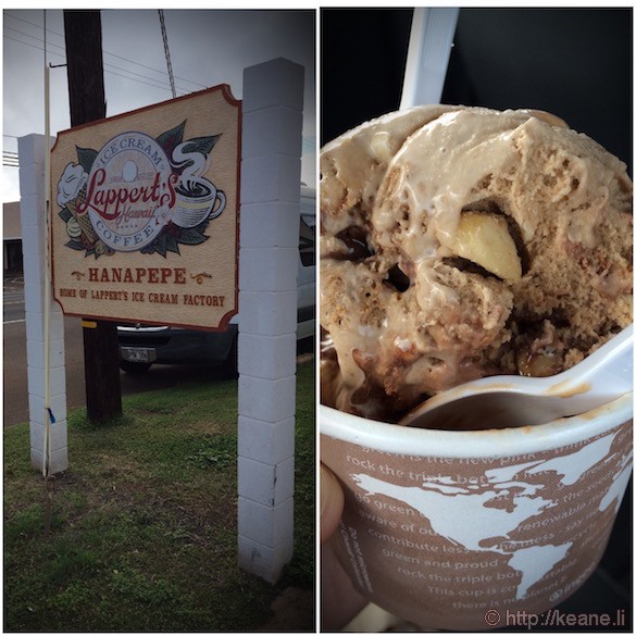 Kauai - Lappert's Ice Cream in Hanapepe