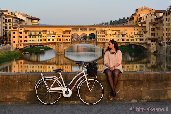 Ponte Vecchio at Sunset