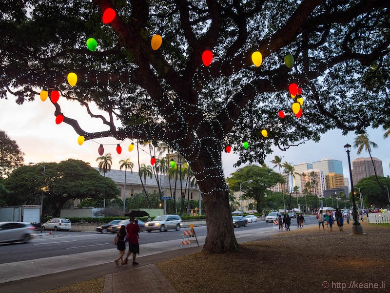 Honolulu City Lights 2016 at Honolulu Hale