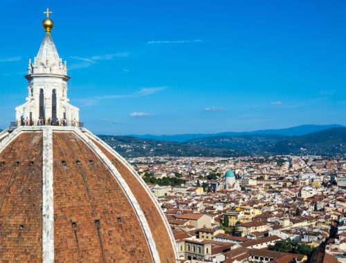 View from the Top of the Campanile, Florence Duomo