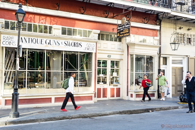 James H. Cohen Antiques Shop in New Orleans