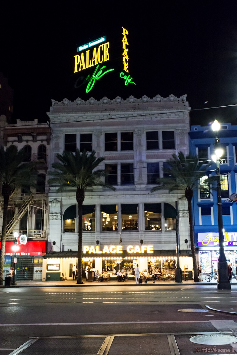 Palace Cafe in New Orleans