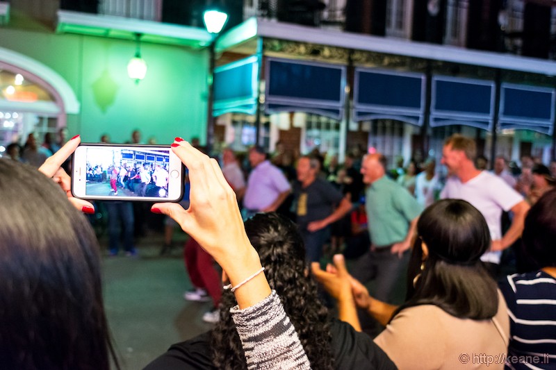 Dancers on Bourbon Street