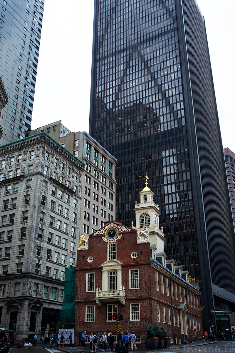 Old and New Buildings in Boston