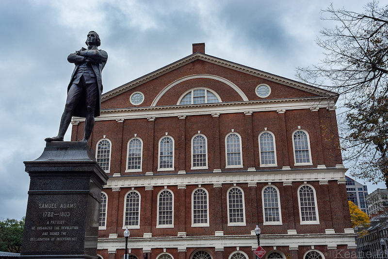 Samuel Adams Statue and Faneuil Hall