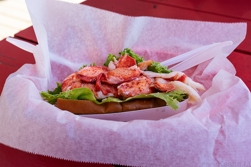 Lobster Roll at Adelmann's Deli & Grill in Bar Harbor