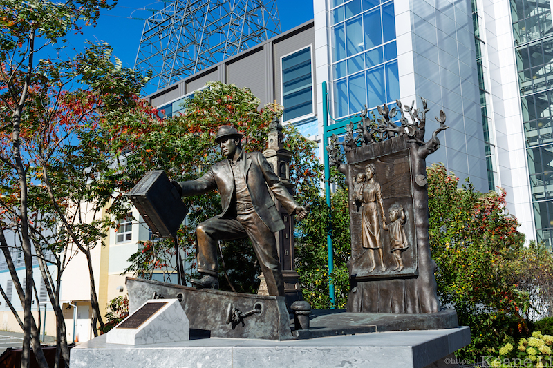 The Emigrant Statue in Halifax