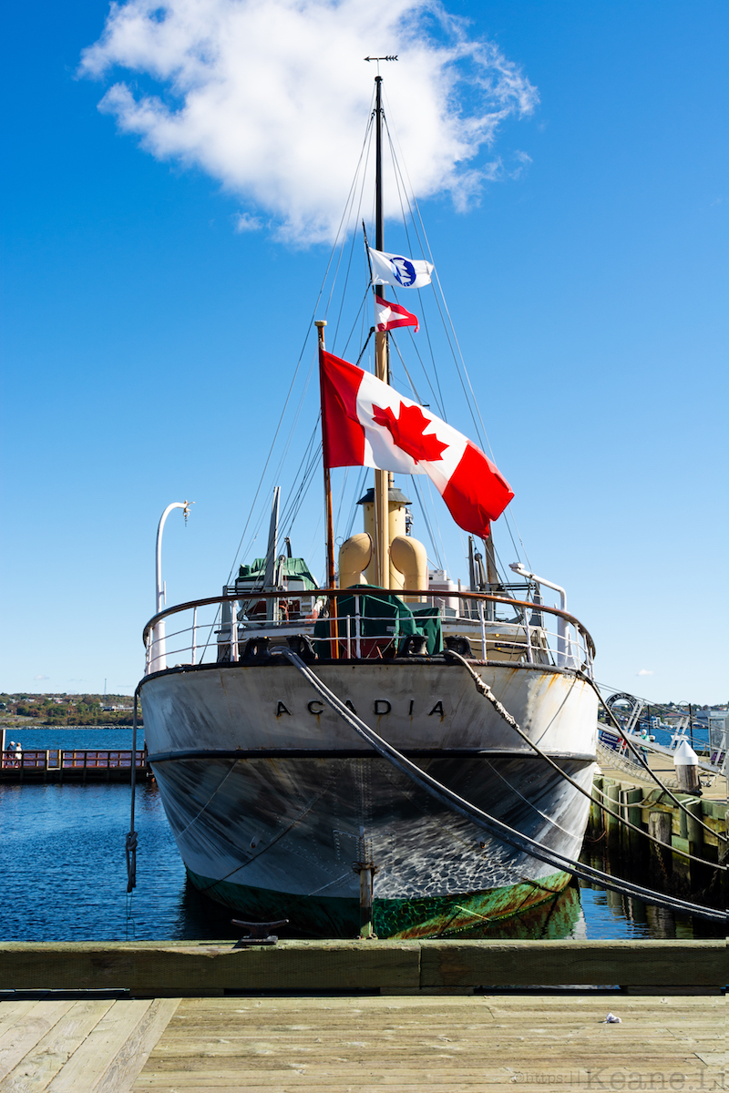 The Acadia Along the Halifax Waterfront